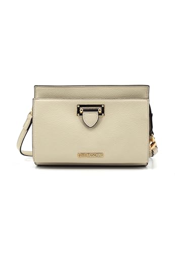 Love Moschino jc4115pp1i, Bolso de Hombro Mujer, Blanco, Talla...