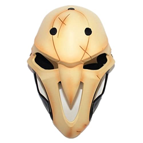 Generisch Overwatchs Masque Pioneer Death Hero Casque Masquerade Latex Headwear Halloween Prop Mask
