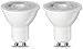 Produktbild AmazonBasics GU10 LED Lampe, Spot, 4.7W (ersetzt 50W), warmweiß, 2er-Pack