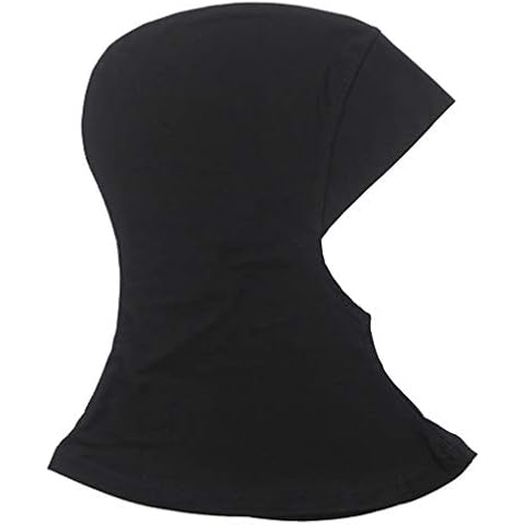GUMEI Womens Bright Solid Color Modal Muslim Volldeckel Hijab Cap Stretchy Turban Haarausfall Kopftuch Wrap Islamic Underscarf Cover