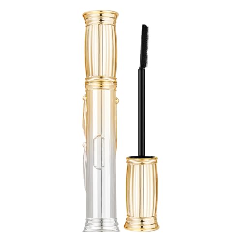 Black Mascara with Comb Brush, Waterproof, Long-Lasting Hold, Smudge-Proof and No Clumping, Volumizing, Lengthening, Gift