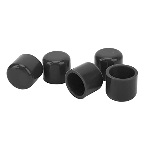 5 pezzi tappo a vuoto in silicone 32 mm universale universale impermeabile resistente al calore resistente al calore Tappo di estremità del tubo per vuoto per progetti di (Nero)