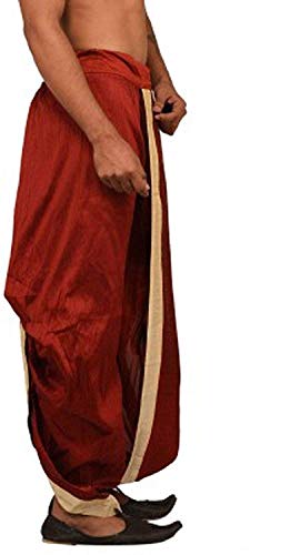 Image of Royal Kurta Men's 100% Cotton Kurta and Dhoti Set