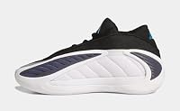 adidas, Unisex's Kids, Anthony Edwards 2 J Basketball Shoes (Big Kid), White/Black, 5.5, Medium Big Kid — image 3