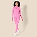 Amazon Essentials Women's Active FormFlex Buttery Soft Slim Fit Full Zip Jacket, Flamingo Pink, Large