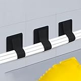 10pcs Nylon Cable Management Clips, Reusable Cable Management Organizer, Organizer in Home,Office,Kitchen,School, Black