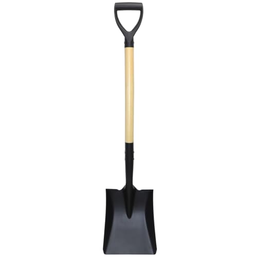 Square D-Handle Digging Shovel 41-Inch Garden Tool