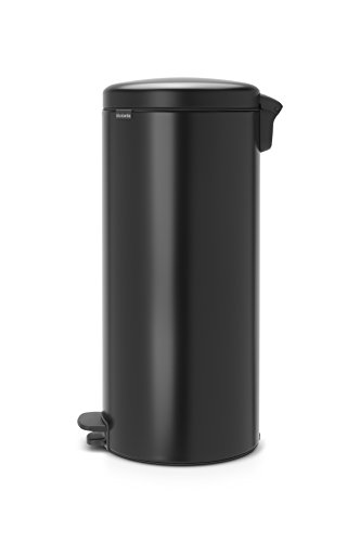 Brabantia Treteimer mit Inneneimer aus Kunststoff in Mattschwarz
