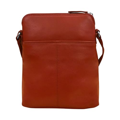 Image of ili New York Genuine Leather Crossbody Bags for Women - Premium RFID Blocking Shoulder Bag Organizer with Adjustable Strap