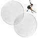 Tsawntd 2Pcs Ankle Gel Pads, 2.5 Inch Round Clear Ankle Protector, Soft Lightweight Ice Skate Guards for Ice Skating Riding Ski
