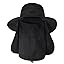 Black(with Face Cover & Neck Flap )