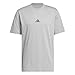 adidas Men's Select Basketball T-Shirt, Solid Grey, XX-Small