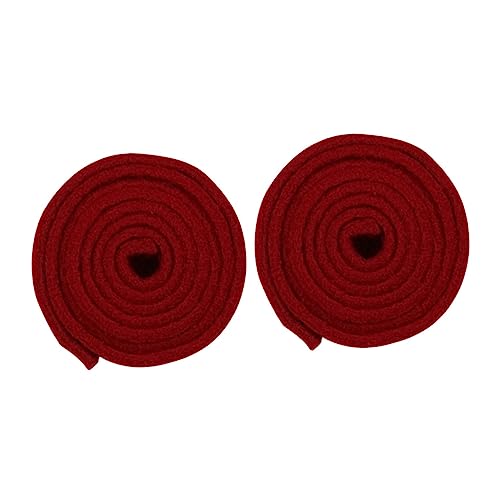 ifundom Guzheng Mute Felt Set Guzheng Practice Mute Quick Easy Installation Non-slip Design Maintain Sound Integrity Wool Compact for Travel