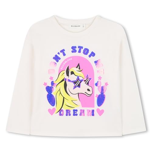 Billieblush U21423 T-Shirt für Mädchen, Reis, 10 Jahre