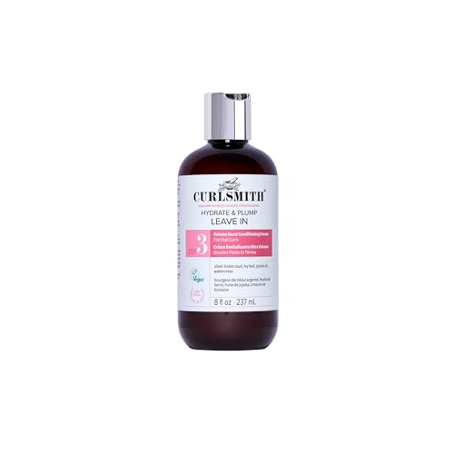 Curlsmith - Idrata e rimpolpante Leave In Balsamo per capelli, volumizzante e nutriente per capelli ondulati, ricci o ricci, vegano (237 ml/8 oz)