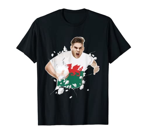 Camiseta de Rugby Union de Gales | 2019 Fans Kit Welsh Supporters Camiseta