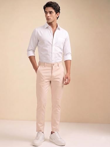 Image of Cozytton Men's Pure Cotton Solid Stylish Casual & Formal Wear Shirt | Stylish Regular Fit Full Sleeve Comfortable Office Party Trendy Shirt - Multi Color