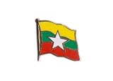 Flaggenfritze Flaggen-Pin/Anstecker Myanmar neu