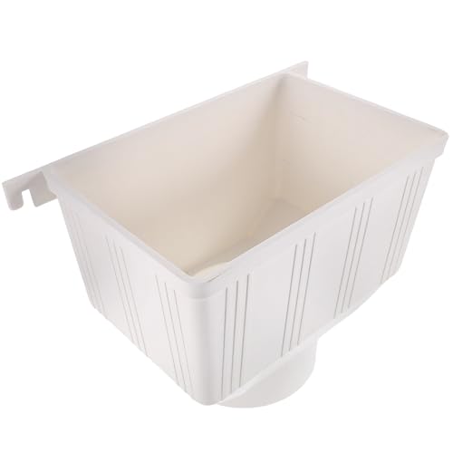 Alipis PVC Downspout Rainwater Funnel Connector 110Mm National Standard Gutter Drain Adapter for Outdoor Rainwater Collection Barrels and Rain Diverter Systems