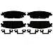 Raybestos MGD1707CH Reliant Brake Pad Set, 1 Pack
