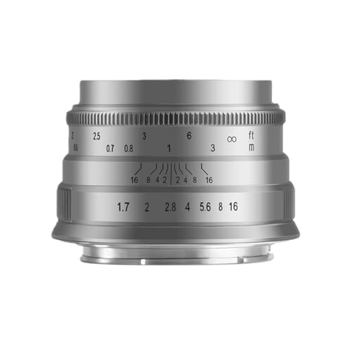 Amazon.co.jp: Brightin Star 35mm F1.7 大口径 MF 単焦点レンズ