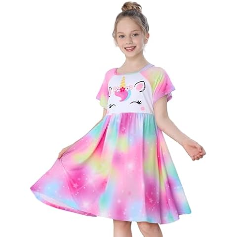 MHJY Unicorn Nightdress for Girls Cover