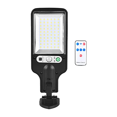 jojomis 60 luces LED solares de calle con sensor de movimiento, lámpara de pared para jardín, terraza, patio, porche, 84 x 225 mm