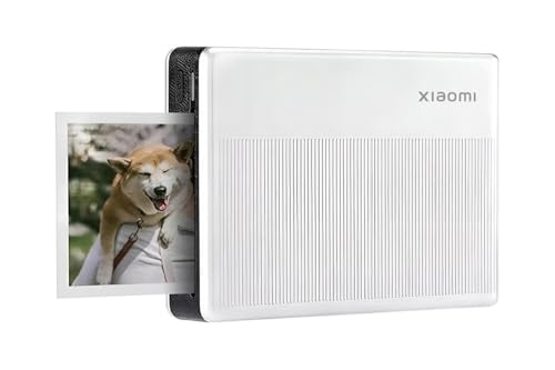 Xiaomi Tragbarer Fotodrucker, 1S, tintenloser Druck, dĂĽnn, 180 g (6,3 oz), Ultraleicht, Bluetooth-Verbindung, mehrere Benutzer gleichzeitig, Versiegelungsfolie, inklusive 5 spezielle Folien