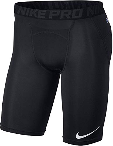Nike Boys Big Kids NP Heist Baseball Slider Shorts Black | Black | White MD
