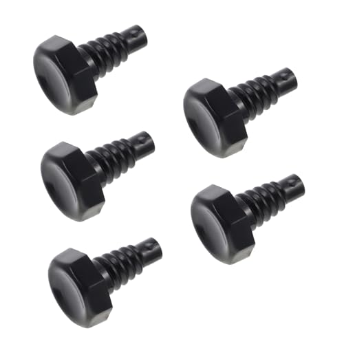 BCOATH Protect Your Cue Stick 5pcs Plastic Billiard Cue Protectors Easy Insertion Design