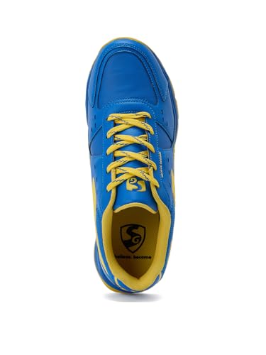 Image of SG Club EVO Cricket Footwear - Breathable PU Mesh, EVA Midsole, Stable Midfoot Support | Stud Shoes