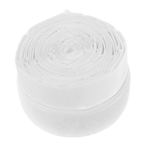 RORPOIR 1Roll Heavy Duty Self Adhesive Hook and Loop Tape Double Sided Fastener Strips for Curtains Doors and Furniture Organization for Home and Office Use