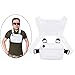pistro Backpack Chest Bag Lightweight Outdoor Sport Travel Hiking Anti Theft Crossbody Shoulder Pack Bag Daypack - White