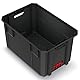 Kistenberg Transportkiste Lagerkiste Werkzeugkiste Stapelbox (Ladefähigkeit bis 25 kg, stapelbar, schwarz, Kunststoff, X-Block Pro Abmessungen: 544 x 362 x 300 mm)