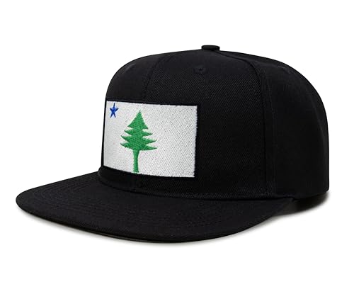 Image of International Tie State Hat for Men and Women, Adjustable Snapback Trucker Baseball Cap with Embroidered Patch