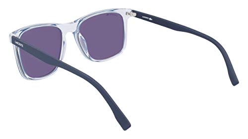 Lacoste L882S-414 Lunettes de Soleil, Crystal/Navy, Taille Unique Homme - Image 6