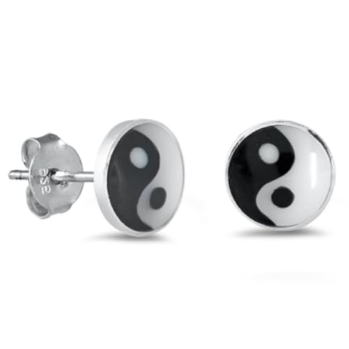 See full amazon price history chart for Nemichand Jewels 925 Sterling Silver Yin Yang Earrings Studs Men Women and Kids Unisex 5mm Nemichand Jewels 925 Sterling Silver Yin Yang Earrings Studs Men Women and Kids Unisex 5mm (B0CZLJQX1R) Amazon Price History, Amazon Price Tracker