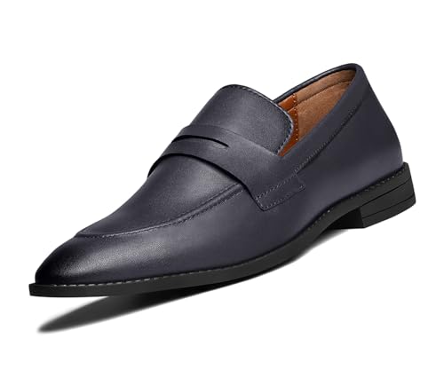 Image of LOUIS STITCH Loafers Formal Shoes for Men | Slip-On Moccasins | Ideal for Business, Casual, Parties (RGMC S)