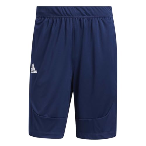 adidas Sideline Knit Short w/Pocket LG Navy | White