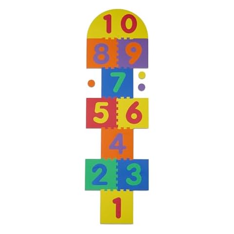 Relaxdays Multi-Coloured Number Play Mat Cover