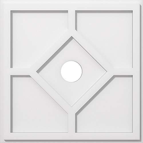 Ekena Millwork CMP20EY-03000 Embry Architectural Grade PVC Contemporary Urethane Ceiling Medallions 20"OD x 3"ID x 7"C x 1"P
