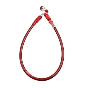 BKRZRN Motorrad Bremsleitung 95 cm Rot