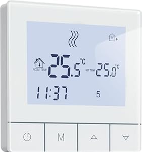 Beok TDS75-WP Programmierbarer Thermostat Fußbodenheizung 230V