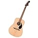 Fender California Debut Redondo Dreadnought Acoustic Guitar, Spruce Top, Black Pickguard, Natural