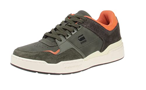Chaussures de sport G-Star 2242 Attacc Sue baskets homme basses vert olive et gris