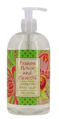 Greenwich Bay Trading Co Scented Liquid Hand Soap in Beautiful Packaging - 16 Ounce Bottle (Passion Flower)