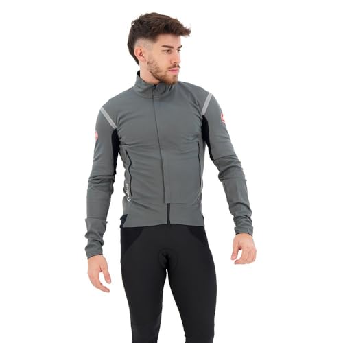 CASTELLI Perfetto RoS2 Co. Jacket, Chaqueta de Ciclismo Hombre/Mujer, Impermeable y Transpirable, Protección contra la Lluvia y el Frío, Alto Rendimiento
