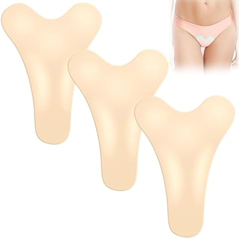 3Pcs Camel Toe Concealer, Reusable Camel Toe Cover, Camel Toe Concealer For Swimsuit, Anti Camel Toe Underwear, Camel Toe Silicone Insert, Seamless Camel Toe Hider, No Camel Toe Underwear Guard Cover