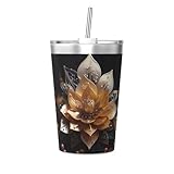 Couvercle double fonction : le couvercle polyvalent de ce mug vous permet de boire directement à partir de la tasse ou de fixer une paille en acier inoxydable pour siroter du café. Le couvercle et la paille rendent cette tasse à la fois élégante et amusante.