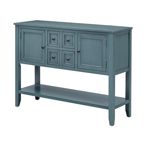 Merax Farmhouse Sideboard and Buffet Storage Cabinet Console Table with